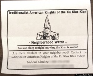 Fairview Township, PA Local KKK, Neighborhood Watch